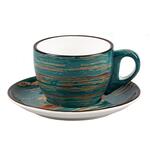 Кофейная пара 100 мл d 12 см h5 см Texture Dark Green P.L. Proff Cuisine [6]