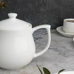 Чайник 700 мл d 11,5 см h10,4 см белый фарфор P.L. Proff Cuisine [1]