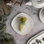 Тарелка 16,5*16,5 см h1,5 см квадратная с кругл. краем белая фарфор P.L. Proff Cuisine [1]