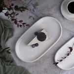 Блюдо овальное 27,5*15 см h2,3 см для подачи белое фарфор NEW P.L. Proff Cuisine [6]