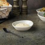 Соусник  60 мл 10*9 см h2,5 см овальный фарфор Ombra Island Gray By Bone Innovation [6]