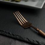 Вилка столовая 21 см матовая цвет медь PVD 1920-Copper P.L. [12]
