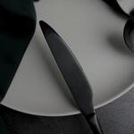 Нож столовый 23,5 см матовый черный цвет PVD Alessi-Black P.L. [12]