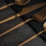 Вилка столовая 21 см матовая цвет медь PVD 1920-Copper P.L. [12]