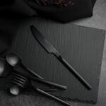 Нож столовый 22 см матовый черный цвет Black Sapporo PVD P.L. - Davinci [12]