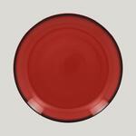Тарелка круглая RAK Porcelain LEA Red 27 см (красный цвет)