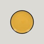 Тарелка круглая RAK Porcelain LEA Yellow 18 см (желтый цвет)