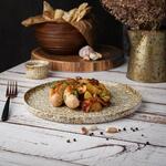 Тарелка с бортом d 27 см h1,8 см Brown Spider Silk P.L. Proff Cuisine [4]