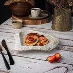 Блюдо овальное 28*24 см h3,4 см Brown Spider Silk P.L. Proff Cuisine [4]