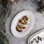 Блюдо овальное 25*18 см h2,3 см белое фарфор P.L. Proff Cuisine [6]