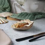 Блюдо для подачи 15*15 см h5,5 см 125 мл емкость для закусок Pearl Shell Frutti di Mare P.L. [1]