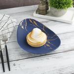 Тарелка 24,5*18 см h3 см Blue Gold P.L. Proff Cuisine [1]