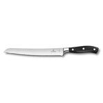 Нож для хлеба 23 см кованый Grand Maitre черная ручка Victorinox  