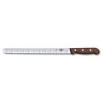 Нож слайсер 30 см для лосося ручка розовое дерево Victorinox Rosewood 