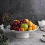 Блюдо для фруктов 30 см h9 см белое фарфор P.L. Proff Cuisine [1]