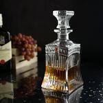 Графин  0,5 л штоф с крышкой Graph h24 см 10*10 см стекло P.L. - BarWare [1]