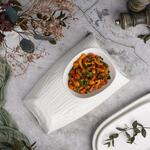 Блюдо прямоугольное 25*16 см h4 см 250 мл Oyster белое фарфор P.L. Proff Cuisine [1]
