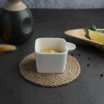 Соусник  70 мл 7,5*6 см h4,5 см Mini Mix прямоуг. с ручкой белый фарфор P.L. Proff Cuisine [6]      