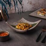 Блюдо прямоугольное 18*17 см h6,5 см Brown Untouched Taiga P.L. Proff Cuisine [1]