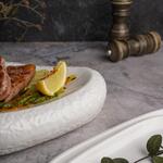 Блюдо овальное для подачи 25,8*20,5 см h5,5 см Organic белое фарфор P.L. Proff Cuisine [3]