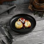 Тарелка с бортом d 21,5 см h3,5 см Black Sand Noble [4]