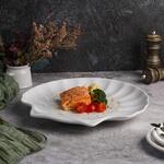 Блюдо овальное 30*28 см h3,5 см "Ракушка" Seashell White P.L. Proff Cuisine [1]