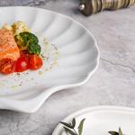 Блюдо овальное 30*28 см h3,5 см "Ракушка" Seashell White P.L. Proff Cuisine [1]