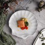 Блюдо овальное 30*28 см h3,5 см "Ракушка" Seashell White P.L. Proff Cuisine [1]