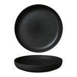 Тарелка с бортом d 25 см h4 см 800 мл Black Sand Noble [6]