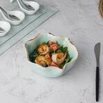 Салатник  450 мл 14*13,8 см h7 см емкость для закусок Sea Blue Flower Frutti di Mare P.L. [1]