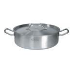 Кастрюля  5 л 24*11 см низкая с крышкой нерж. ИНДУКЦИЯ P.L. Proff Cuisine 
