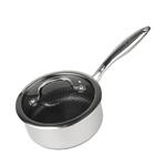 Сотейник 2,7 л с крышкой 20/18,5*14,5 см New Kitchen Honeycombs нерж. с антиприг. покр. ИНДУКЦИЯ