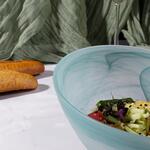 Салатник  700 мл d 18 см h10 см Green Sky косой матовое стекло P.L. Proff Cuisine [6]