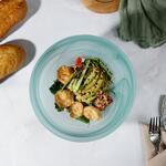 Салатник  700 мл d 18 см h10 см Green Sky косой матовое стекло P.L. Proff Cuisine [6]