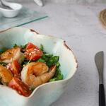 Салатник  450 мл 14*13,8 см h7 см емкость для закусок Sea Blue Flower Frutti di Mare P.L. [1]