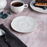 Кофейная пара 100 мл белая d 7,2 см h5,5 см Aristocrat Stackable Noble [6]