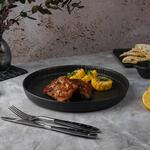 Тарелка с бортом d 27 см h3 см Black Raw Wood P.L. Proff Cuisine [3]