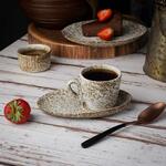 Кофейная пара 80 мл d 6,5 см h6 см Brown Spider Silk P.L. Proff Cuisine [6]