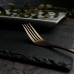 Вилка столовая 21,5 см матовая цвет светлая медь PVD Alessi-Copper P.L. [12]