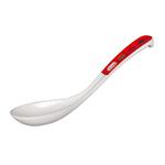 Ложка для мисосупа 15 мл 17,1*4 см пластик меламин White-Red "Паназия" P.L. Proff Cuisine