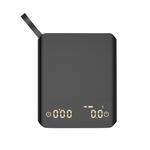 Весы кофейные портативные серые 0,1-2000гр 9*10,2 см h2 см USB зарядка P.L. Barbossa