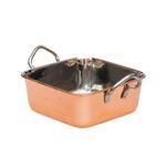Сковорода для подачи 13,8*13,8 см h5,5 см 810 мл квадратная Copper нерж. 2 ручки цвет медь P.L. 