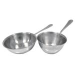 Соусник кокотница 140 мл d9 см h2,5 см круглый с ручкой нерж. "Соня" P.L. Proff Cuisine