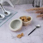 Салатник 160 мл 9,8*9,3 см h11/5,2 см с крышкой Walnut Pearl Frutti di Mare P.L. [1]