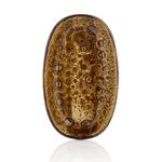 Блюдо овальное 19*11 см h2,4 см 200 мл емкость для закусок Cowry Yellow By Bone Innovation [6]