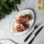 Блюдо овальное 25,2*16,1 см h2,1 см Blue Flower P.L. Proff Cuisine [1]