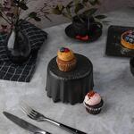 Блюдо круглое для подачи d 12 см h7 см Black Raw Wood P.L. Proff Cuisine [6]