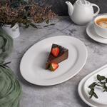 Блюдо овальное 30*21 см h2 см белое фарфор P.L. Proff Cuisine [4]