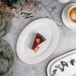 Блюдо овальное 30*21 см h2 см белое фарфор P.L. Proff Cuisine [4]