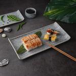 Блюдо прямоугольное 30,5*15 см h3,1 см с бортами Side Up2 Stone Taiga P.L. Proff Cuisine [1]